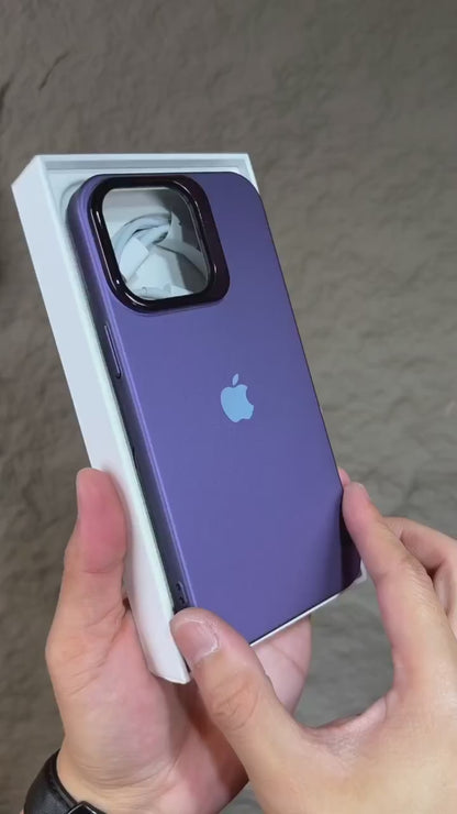 Metal Frosted Invisible Stand Case